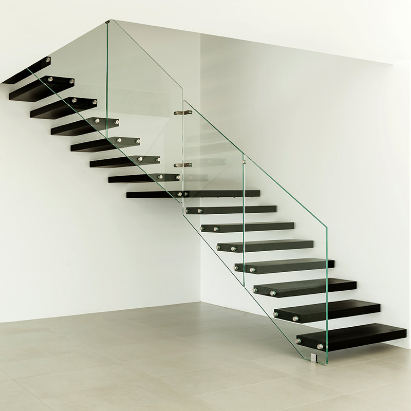 rambarde verre escalier design interieur maison architecture