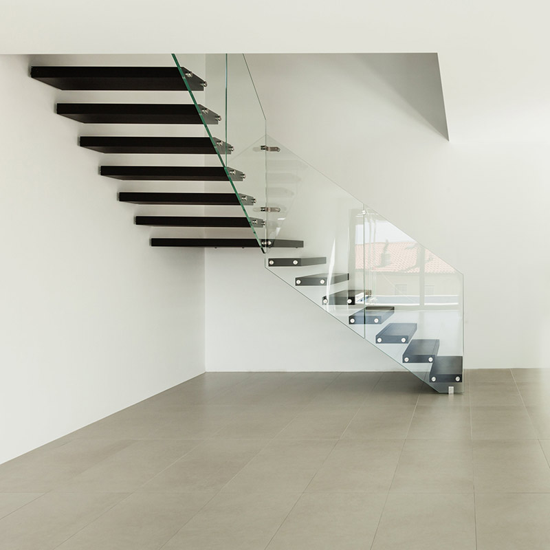 rambarde en verre escalier interieur maison