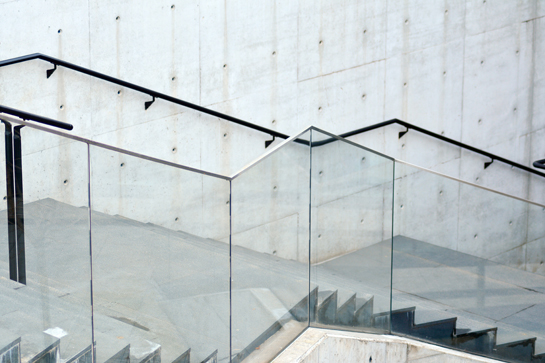 balustrade escalier en verre